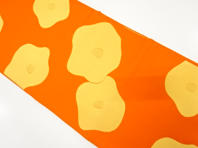 JAPANESE FUKURO OBI / WOVEN CAMELLIA